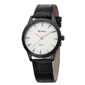 Leather Strap Japan Movement Mens Analog Watches images