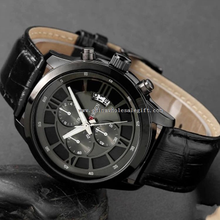 Luxury genuine leather stra Watches