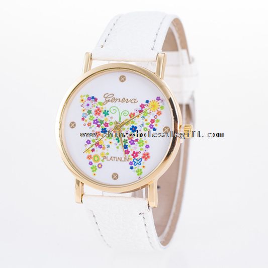 Butterfly Dial Ladies Dress Watches