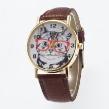 Leather Strap Unisex Quartz Watches images