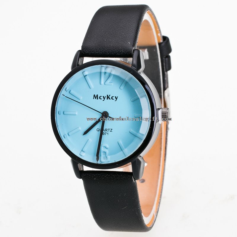 Leather Strap Watch