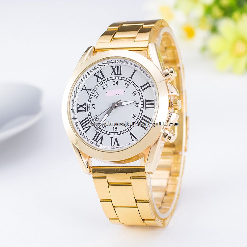 Stainless Steel Gold Watch For Men