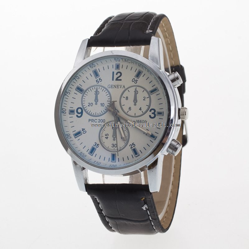 Three Eyes Leather Strap Watches