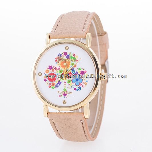 Reloj de cuero para mujer