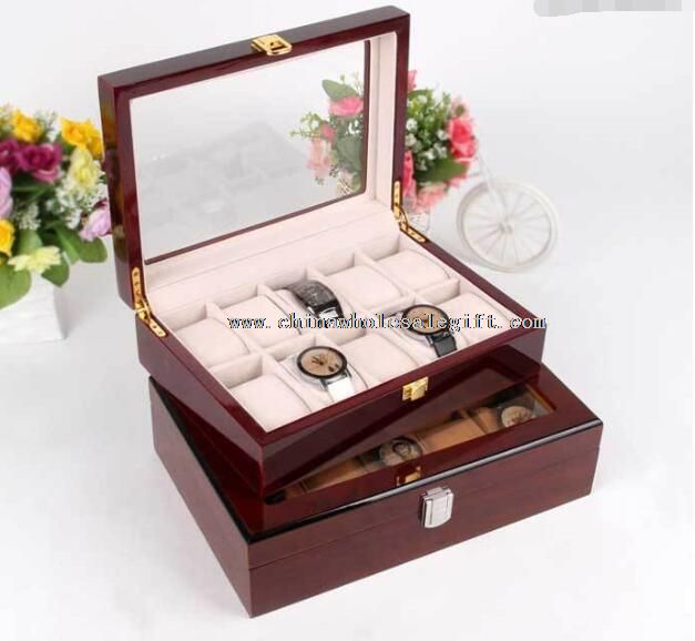 10 pieces wooden watch boxes