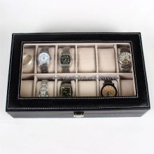 12 Grid Leather Velvet Watch Display Box images