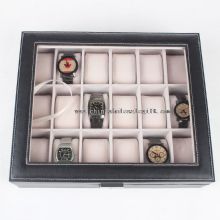 18 Slot Leather Velvet Watch Display Box images