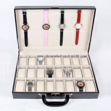 36 Grid Leather Velvet Portable Watch Storage Box images