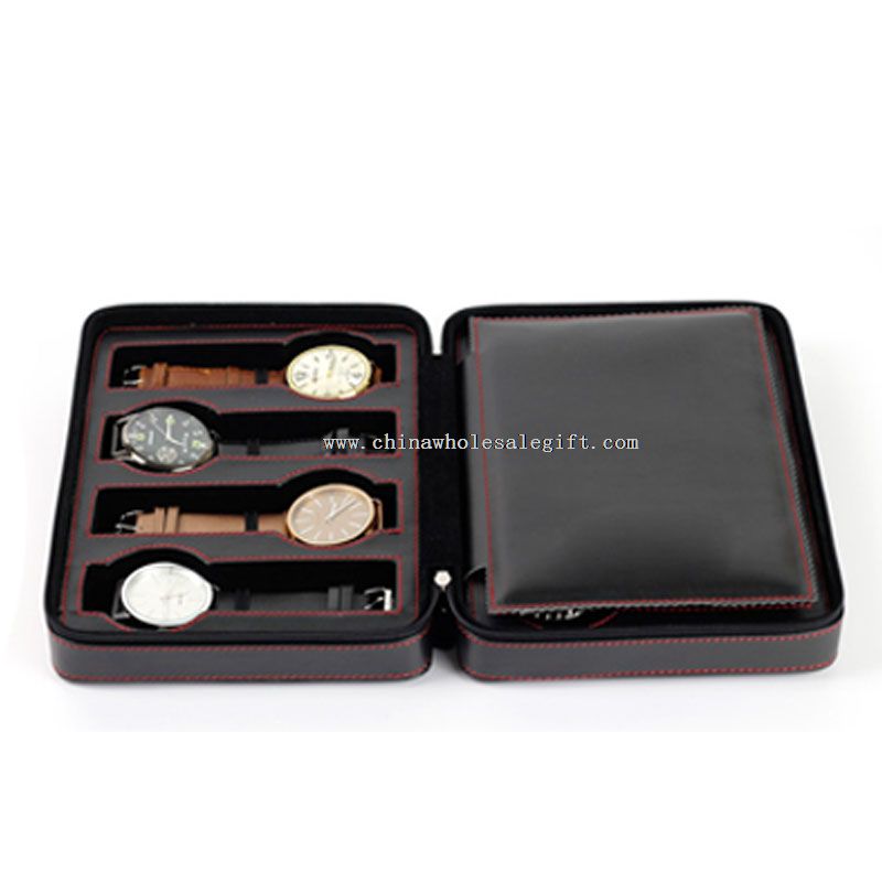 leather packing box watch