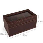 4 Mens Brown Watch Box images
