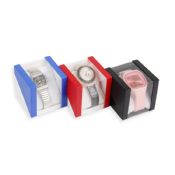 Cajas de almacenamiento plástico terciopelo relojes images