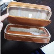 pu leather travel watch case images