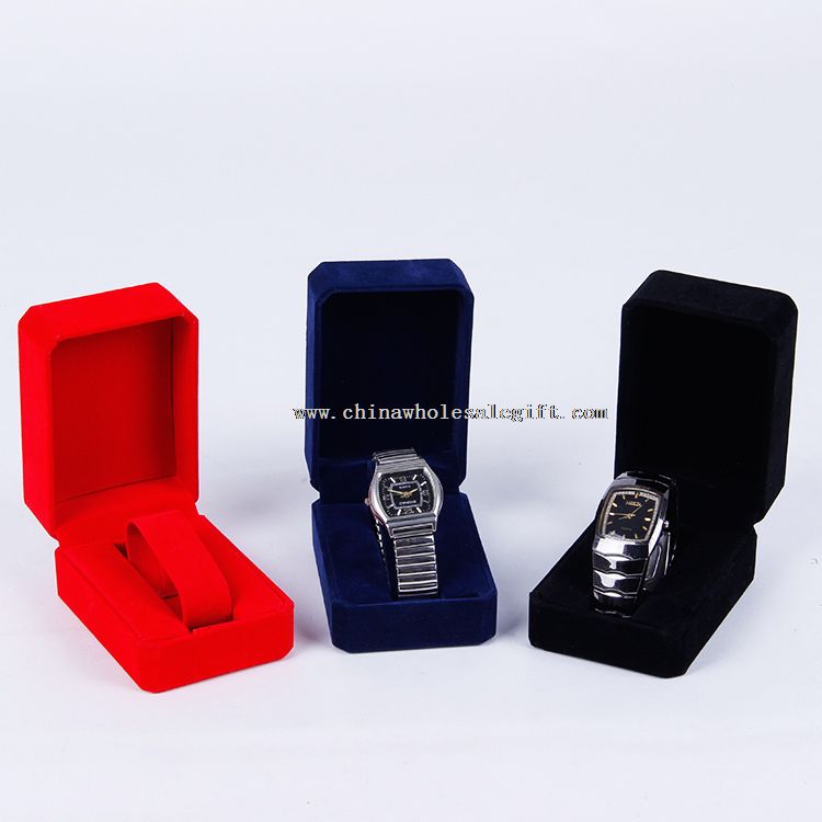 luxury velvet watch packaging box