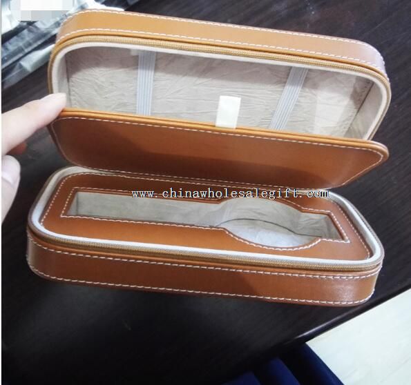 pu leather travel watch case