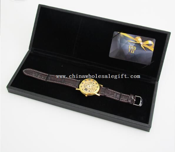 pu leather watch case