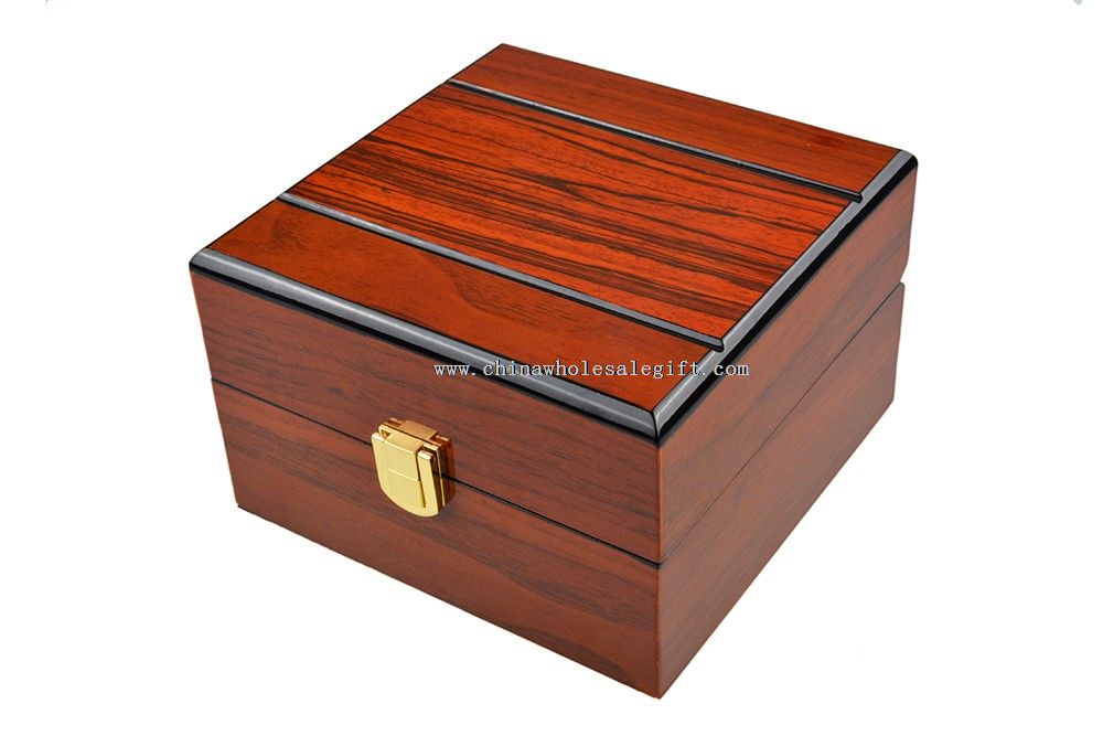 Uhrenbox aus Holz Geschenk Packung