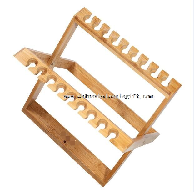bamboo 2 tier plate drying rack