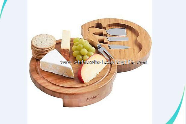 bamboo cheese board with cover