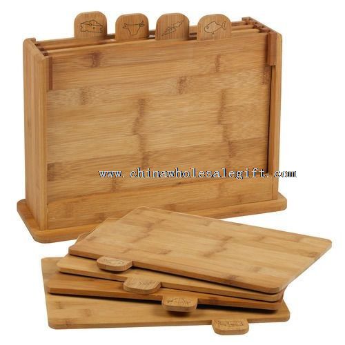 conjunto de bambú tajadera