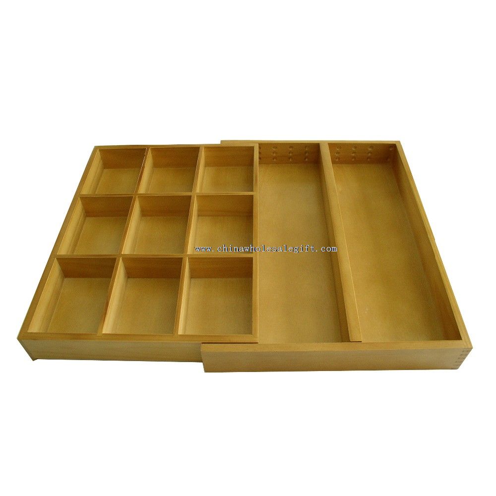 bamboo desk drawer organizer trays