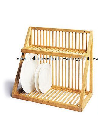 bambusz tál szárító állvány