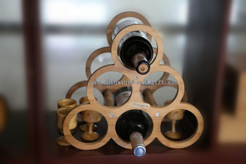 bamboo wine rack