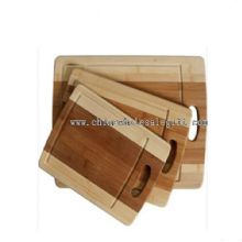 tabla de cortar de bambú de 3 piezas cocina images
