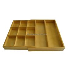 bandejas de organizador de cajón de escritorio de bambú images