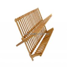 foldable bamboo dish drying rack images