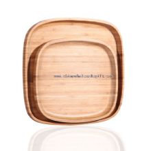 Quadratische Cutting Board Bambus Tablett images
