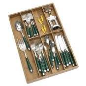 wood silverware drawer organizer images