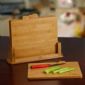 bamboo cutting board set small picture