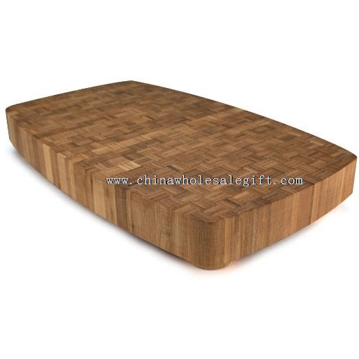 wood end grain chopping block