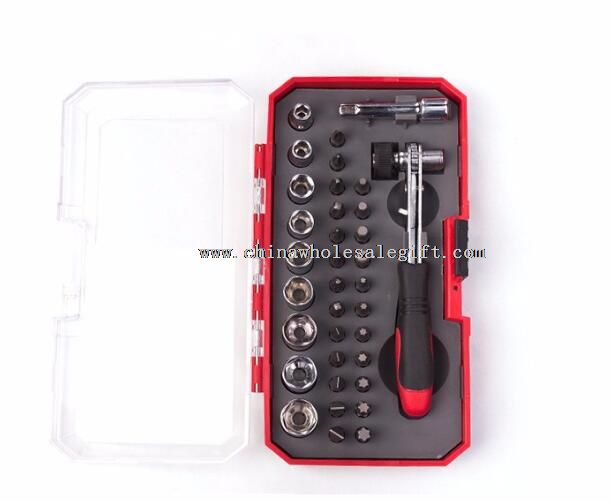 35pc Set instrument de Driver Tool Set Home 1/4