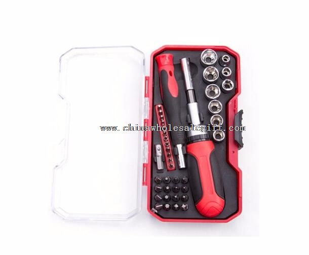 41pc Stubby Ratcheting Screwdriver Tool Set