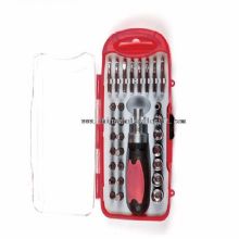 30pc Ratcheting Screwdriver Home Tool Set images