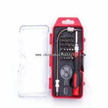 34pc Precision Screwdriver Tool Set with Flexible Extension Bar images