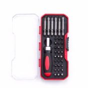 34pc Stubby Ratcheting Screwdriver Tool Set images