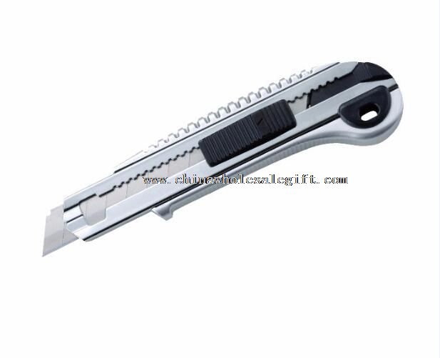 18mm Aluminium Alloy Utility Knife with Automatic-lock System