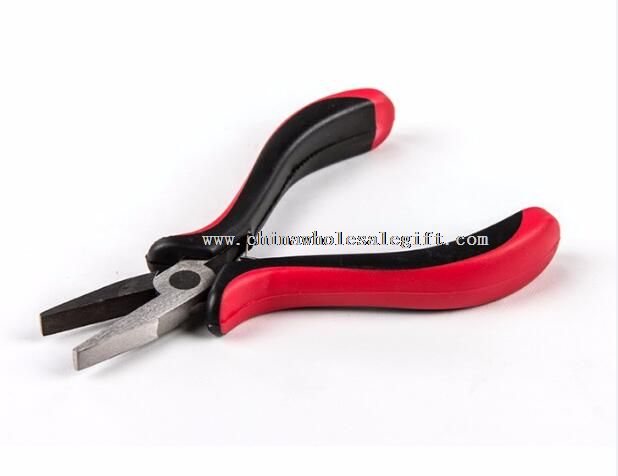 4.5 Mini Falt Nose Plier with Rubber Handles