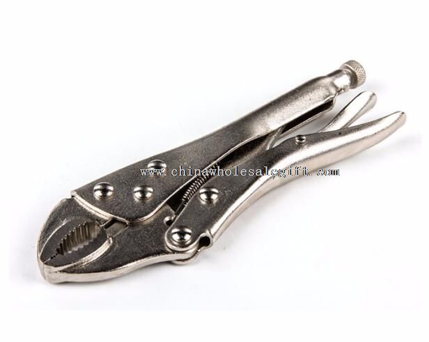 5 710 Curved Jaw Locking Pliers with No Grip
