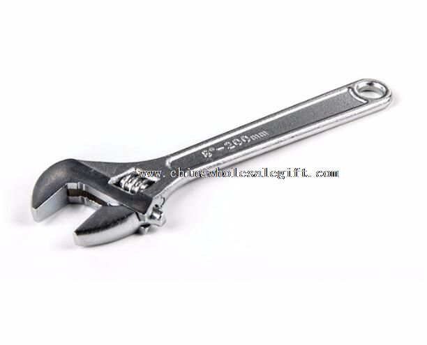 Chrome Plated Adjustable Spanner sizes 6/8/10/12
