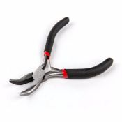 Daul Color Dipped Handle 4.5 Mini Bent Nose Plier images