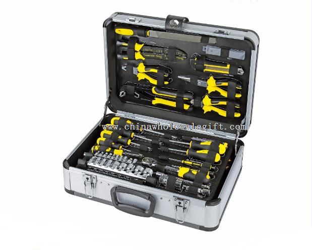 101 pcs high quality Aluminum case hand tool set