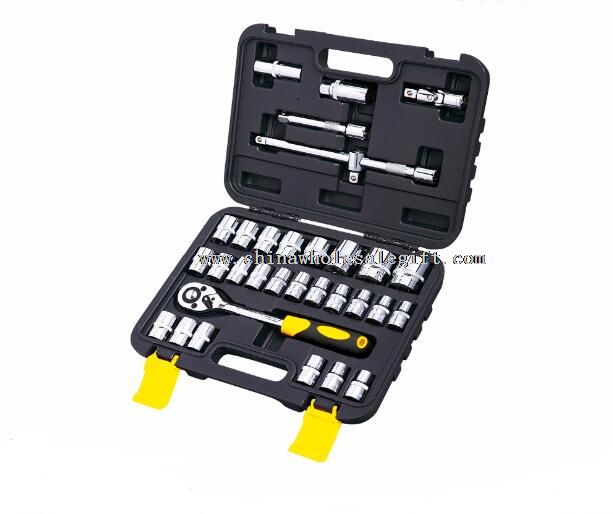 32pcs 1/2DR.chrome vanadium socket wrench set