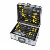 101 pcs high quality Aluminum case hand tool set images