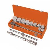 15 pz 3/4 Dr. CR-V Socket wrench Set presa set di strumenti images