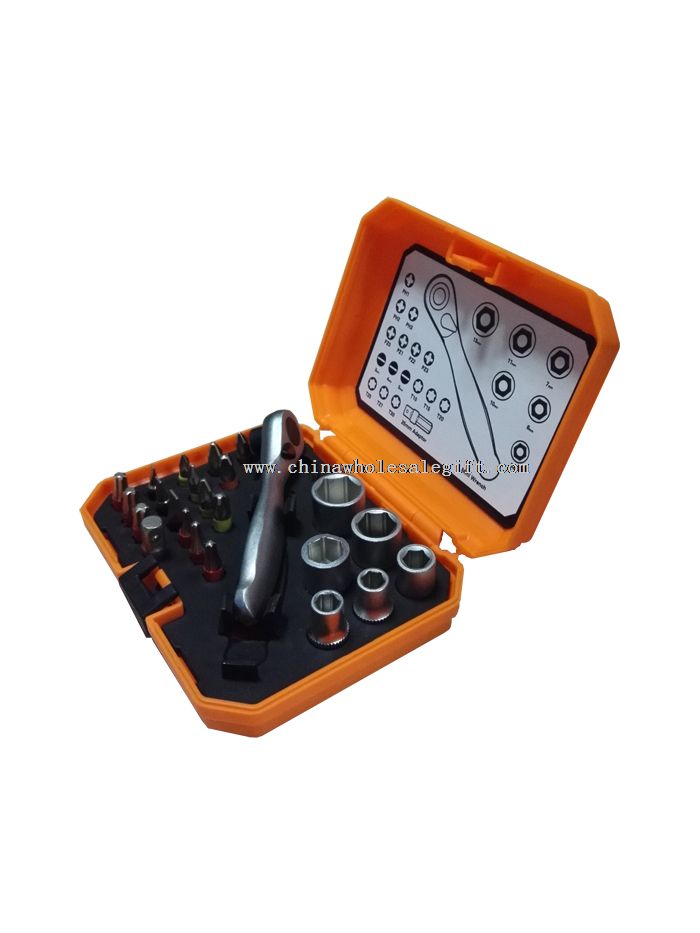 24Pcs For Repair Bit & Socket Set