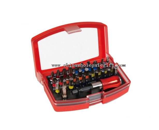 32pcs rabatt blanding s2 ratchet skrutrekker