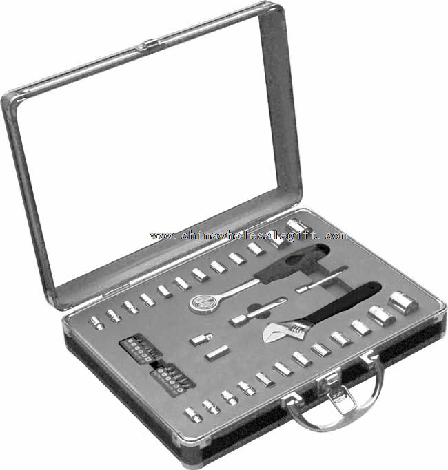 44pcs household Car repair package sockets bit ratchet handle tool kit